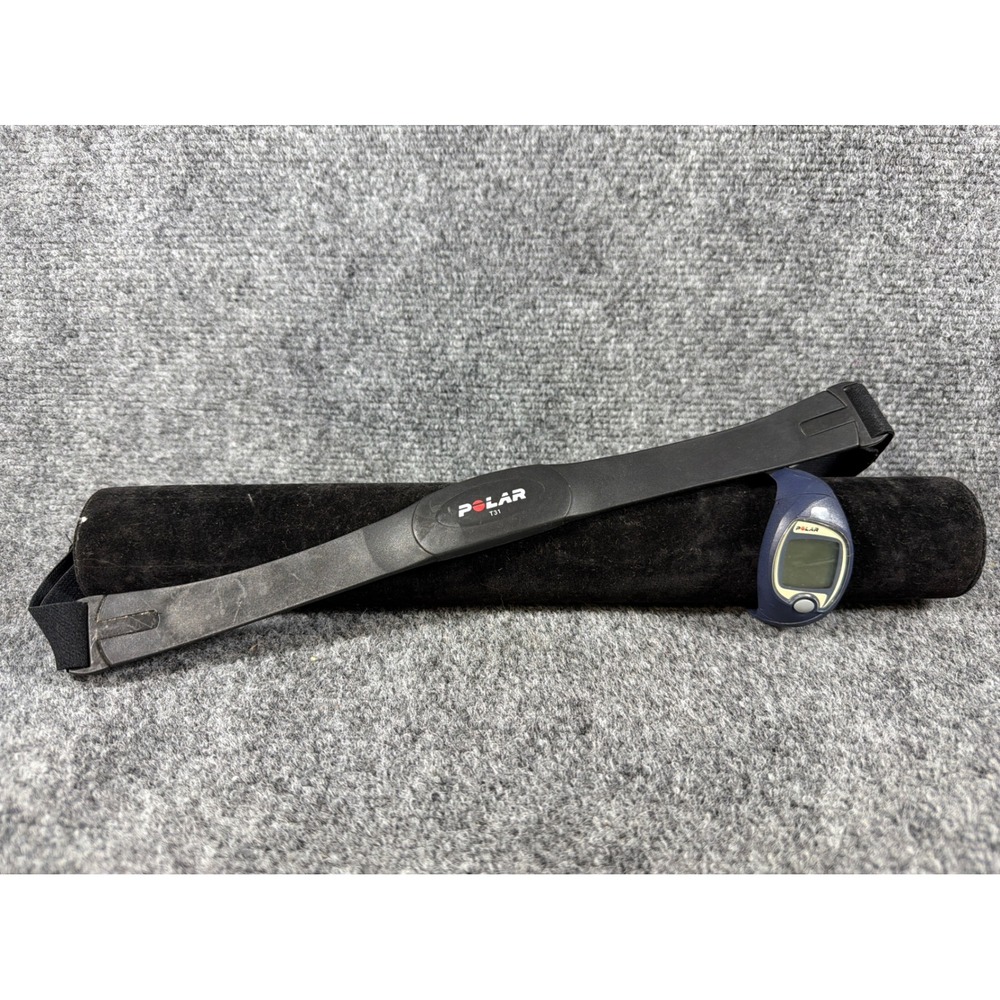 Polar Electro T31 Heart Rate Monitor Chest Strap and Navy Blue Watch Set N2965